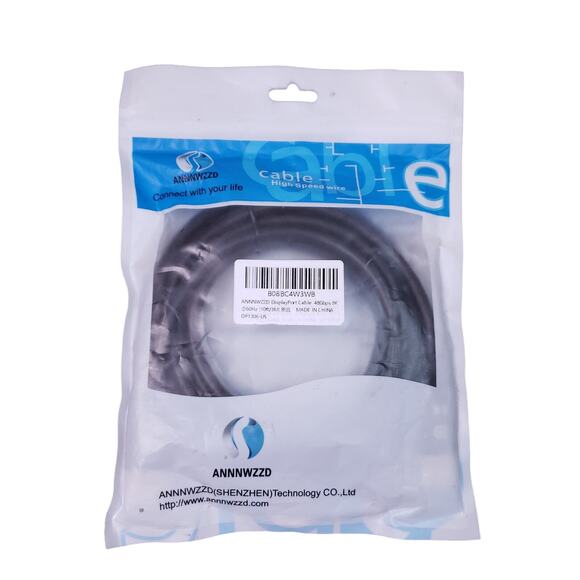 8K DisplayPort Cable 10FT Ultra HayPort DP1.4 Cable DP Male to DP Male - Picture 1 of 2
